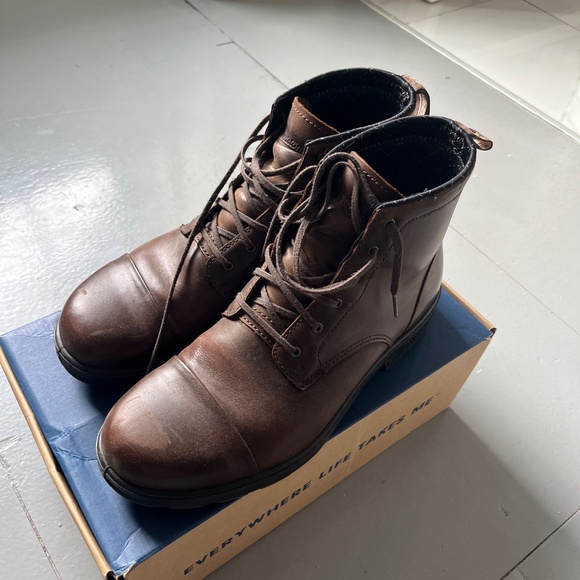 Lace up leather Blundstones US men’s 10 - Picture 6 of 7